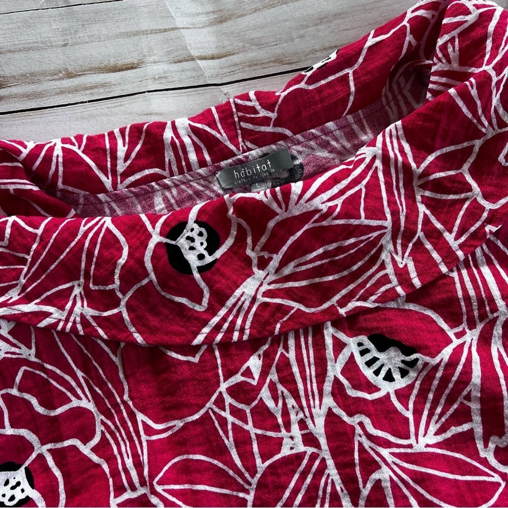 Habitat Women’s Sleeveless Cowl Neck Top in Coral size Large - Picture 9 of 13